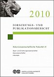 Forschungs- und Publikarionsbericht 2010 - Cover